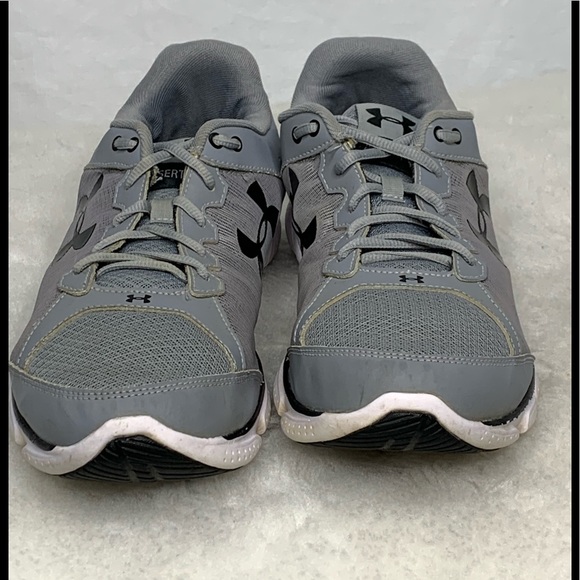 Under Armour Shoes | Under Armour Men's Micro G Assert 6 Running Shoes Size 13 Steel Gray with Black | Color: Black/Gray | Size: 13 | Rolsim48's